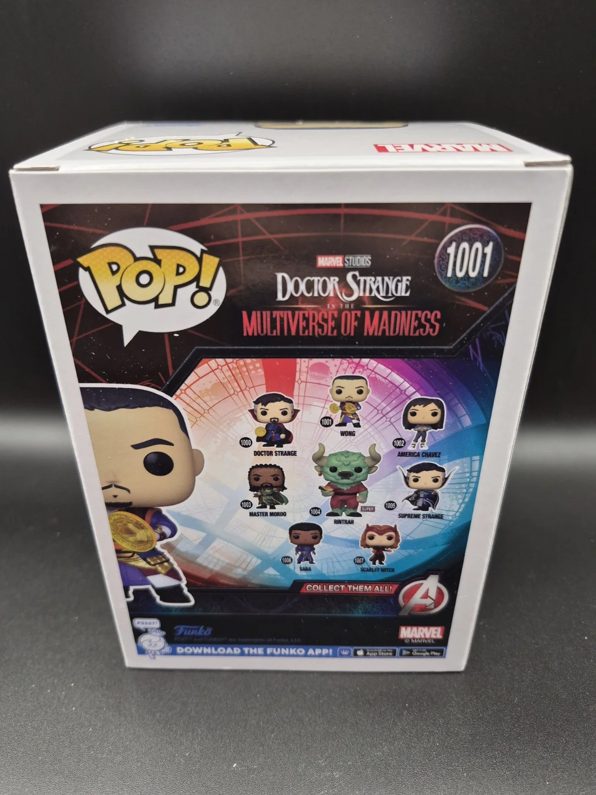 Benedict Wong Signed Signed Doctor Strange Multiverse Funko Pop 1001 JSA, изображение 4
