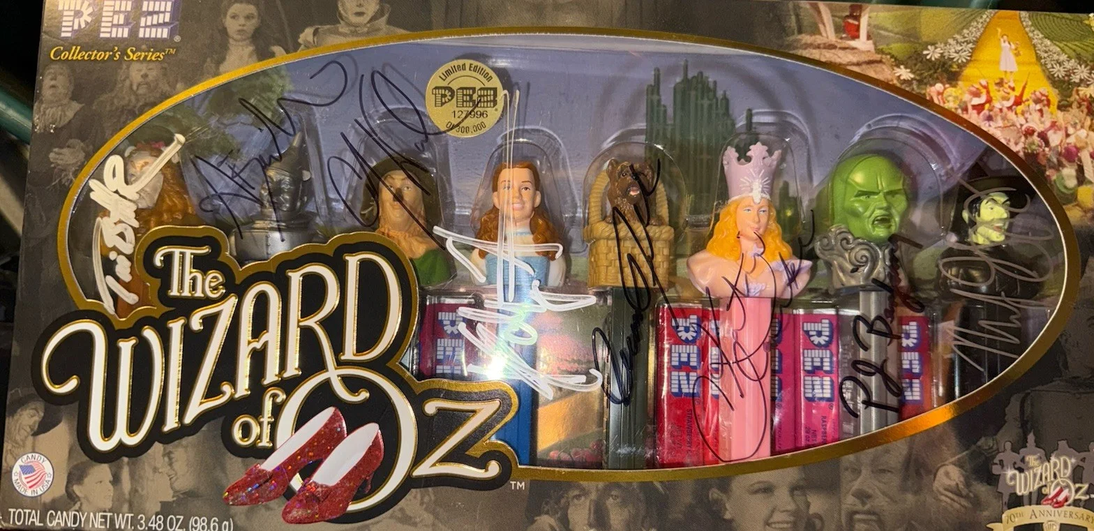 Alex Brightman Mandy Gonzalez Wicked Broadway Wizard Of Oz Signed Pez Set, image 3