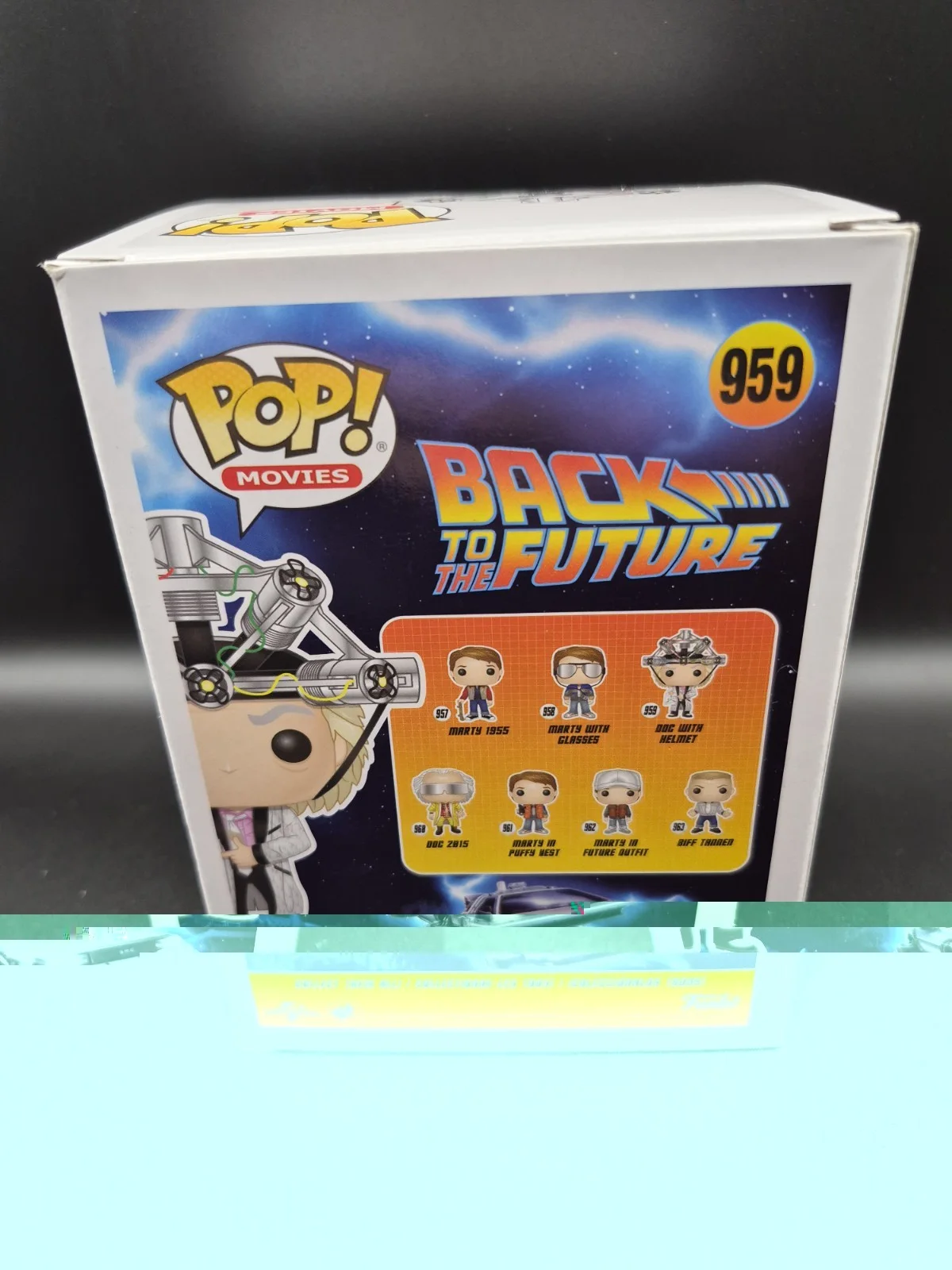 Christopher Lloyd — CHRISTOPHER LLOYD POP! Funko #959 Doc with Helmet Signed Dark Parlor Originals, изображение 3