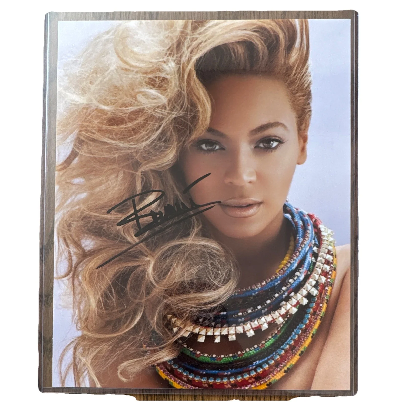 Signed Beyonce Original Music Photograph 12x12 Global Authentics COA GV893629, изображение 3
