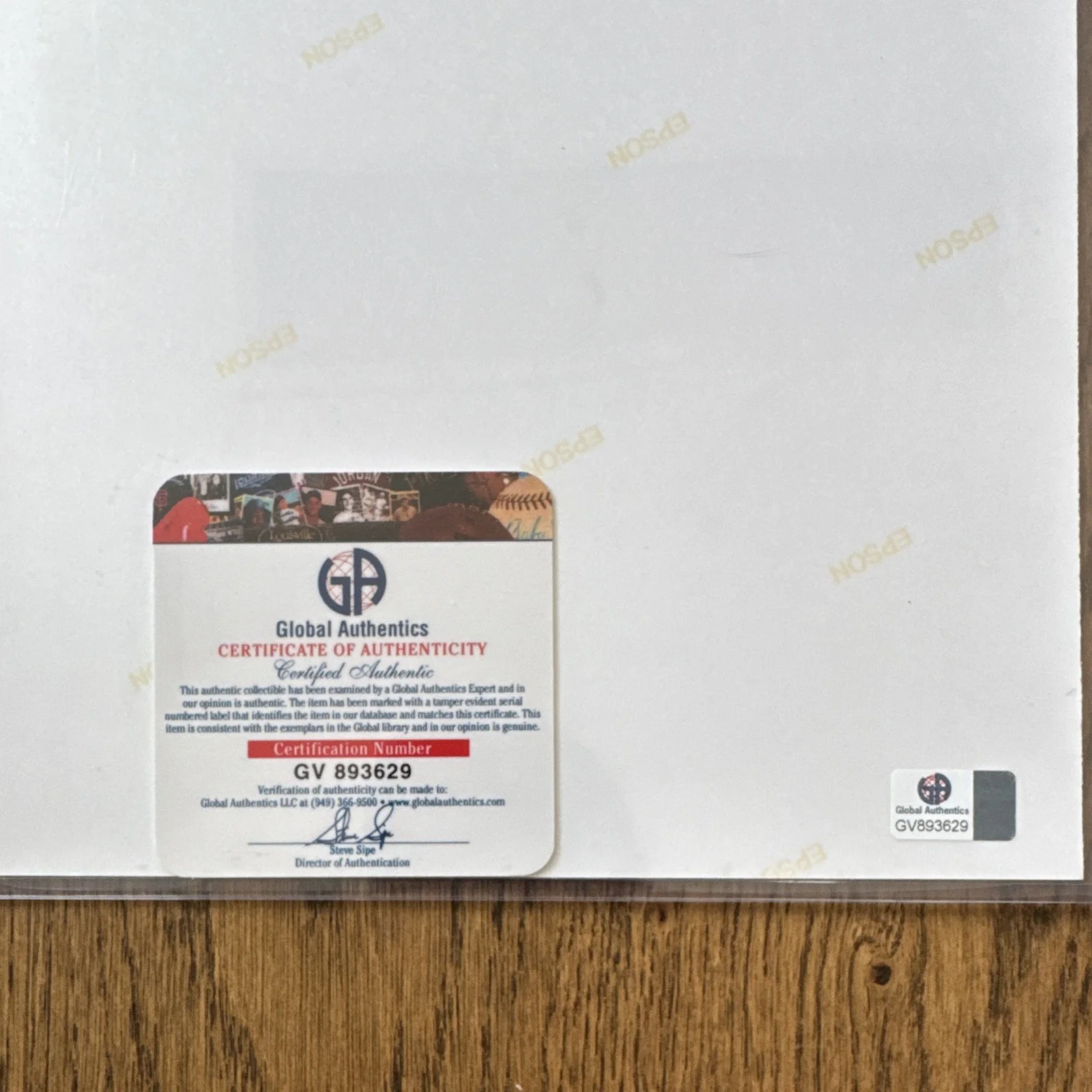 Signed Beyonce Original Music Photograph 12x12 Global Authentics COA GV893629, изображение 4