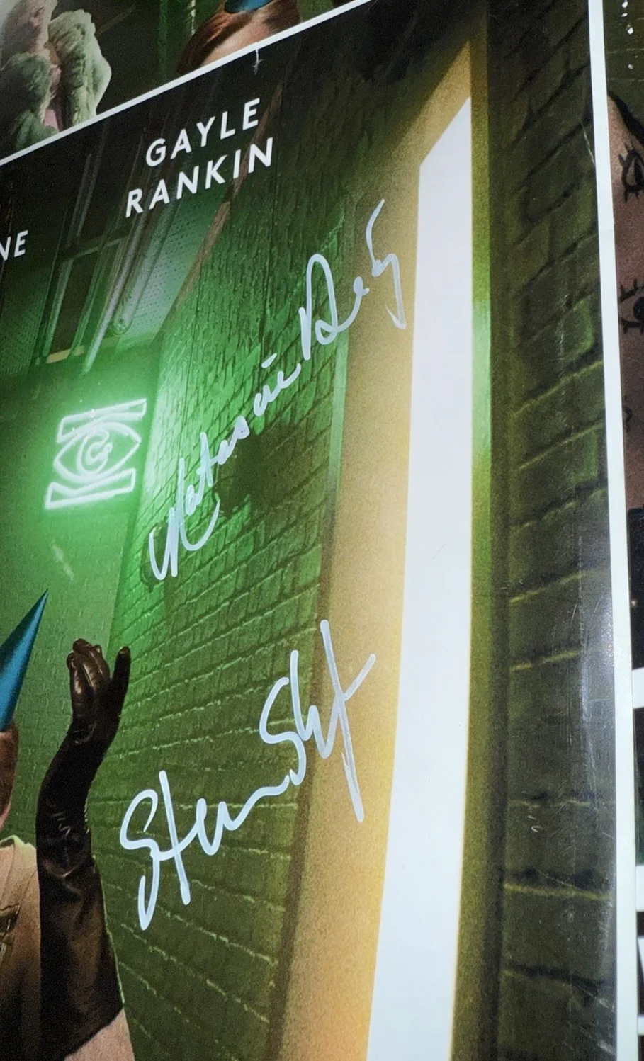 Eddie Redmayne Gail Raynkin Cabaret Broadway Signed Musical Poster A, изображение 2