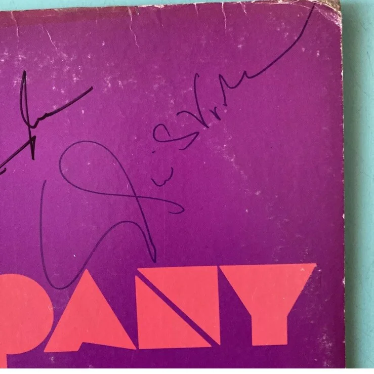 Elaine Stritch Company Original Cast Signed Broadway Musical Album Playbill, изображение 3