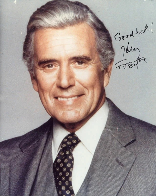 John Forsythe — JOHN FORSYTHE - AUTOGRAPHED SIGNED PHOTOGRAPH