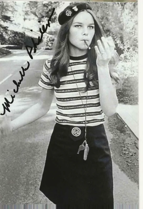 MICHELLE PHILLIPS — SEXY MICHELLE PHILLIPS Hand Signed Autograph 4X6 Photo - Mamas & PAPA