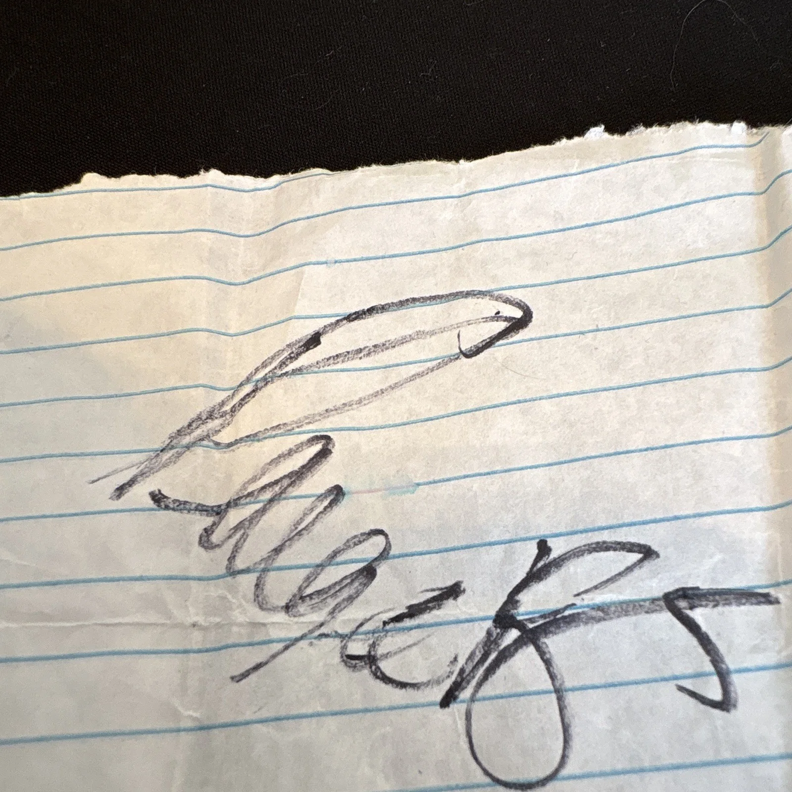 Paige Beckers Signed Piece Of Paper, изображение 2