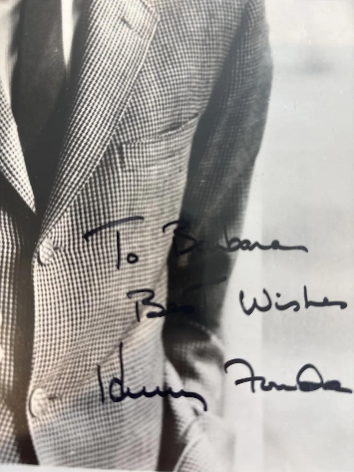 Henry Fonda Vintage Signed 8 x 10 Photo / Autographed Actor, изображение 2