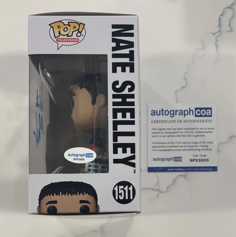Nick Mohammed Ted Lasso Nate Shelley Signed Autographed Funko POP #1151 ACOA, image 2