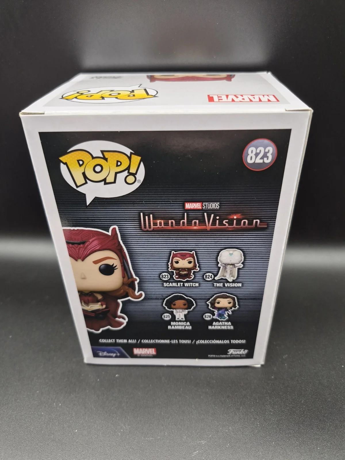 Elizabeth Olsen — Elizabeth Olsen Signed Scarlet Witch Wandavision Funko 823 JSA Witness, изображение 4