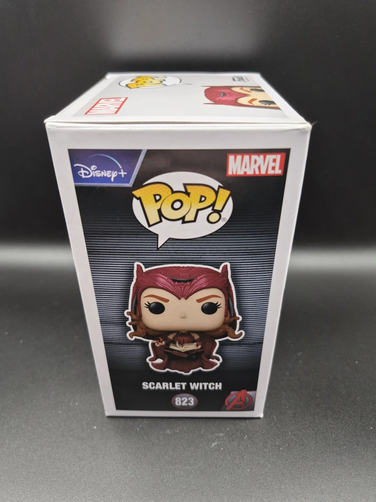 Elizabeth Olsen — Elizabeth Olsen Signed Scarlet Witch Wandavision Funko 823 JSA Witness, изображение 5