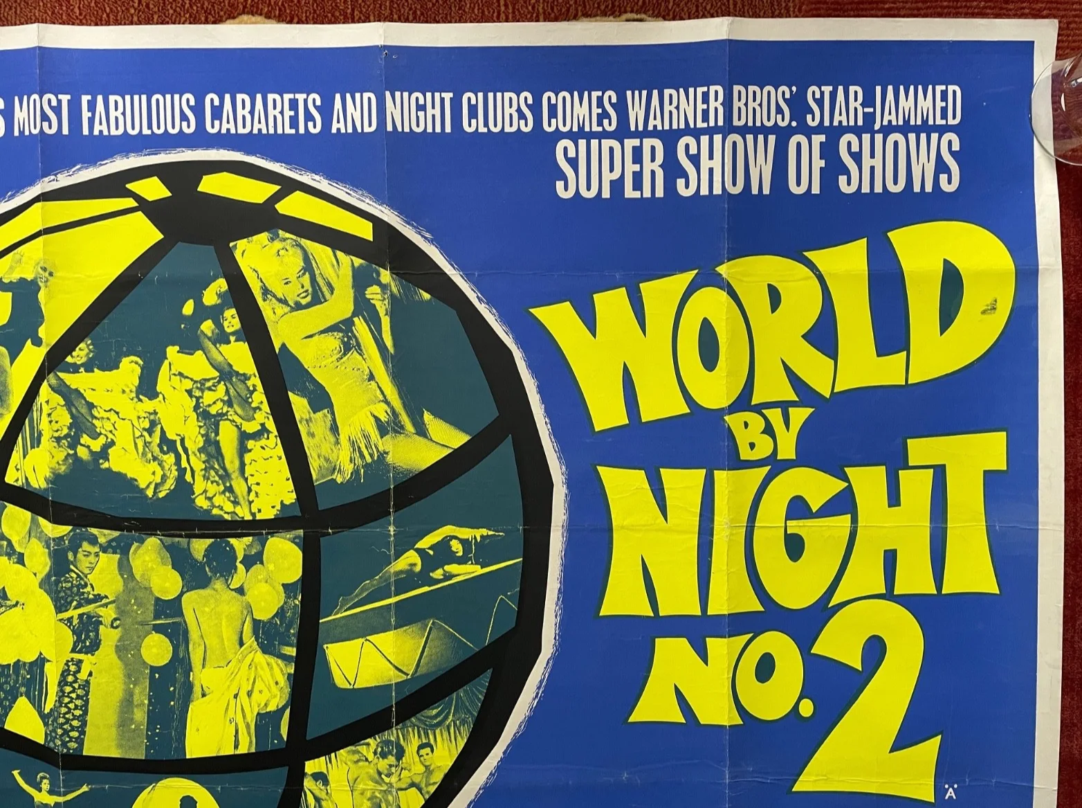 WORLD BY NIGHT NO. 2 (1961) Original Vintage UK Quad Movie Film Poster, изображение 3