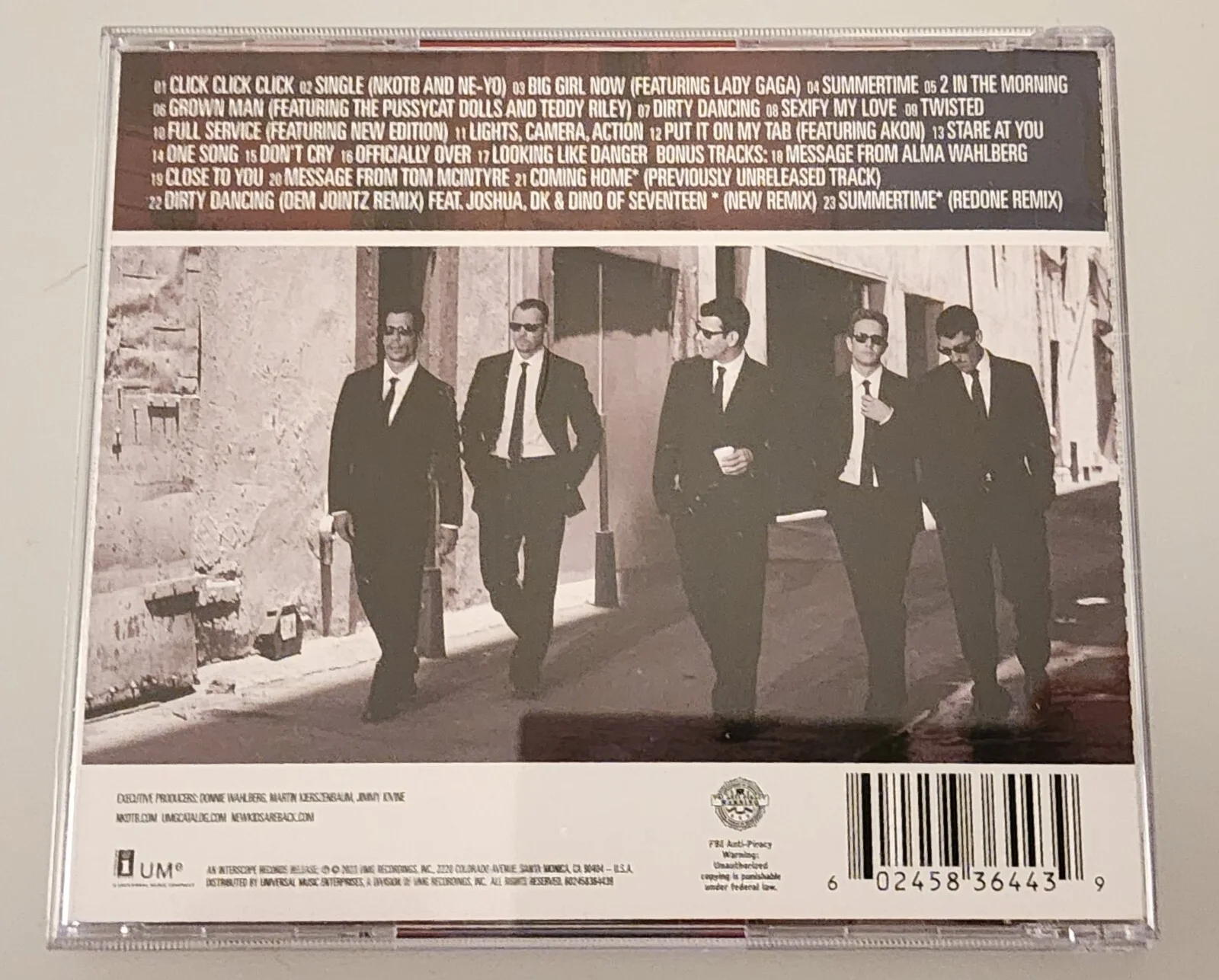 New Kids on the Block BAND Signed Autographed insert card The Block Revisited CD, image 5