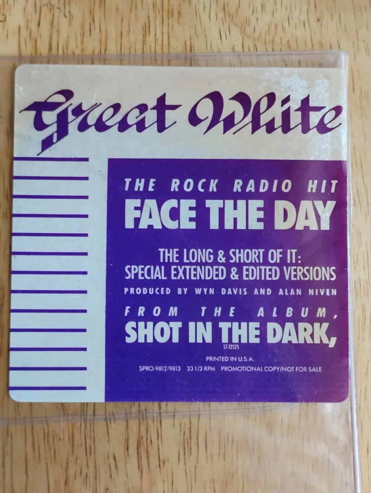Great White Band Signed Promo, image 2