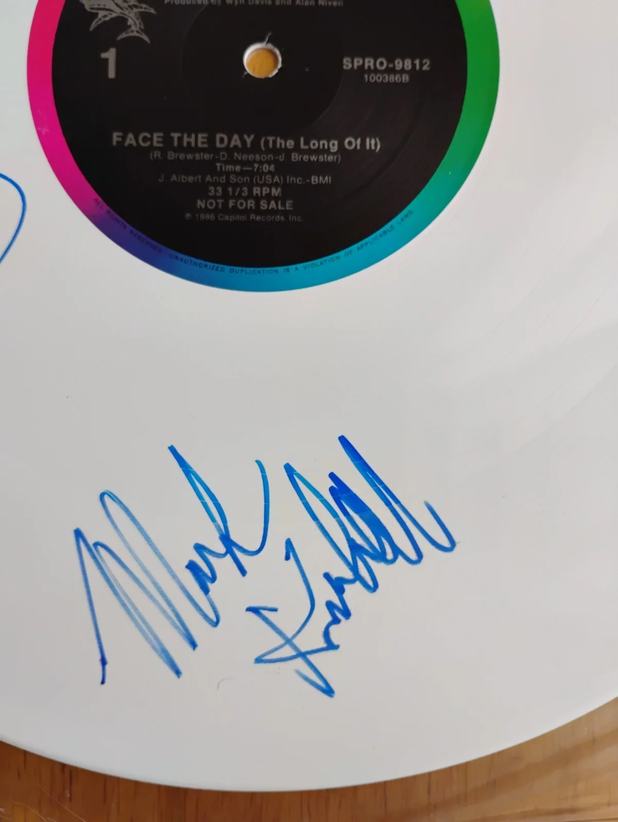 Great White Band Signed Promo, image 4