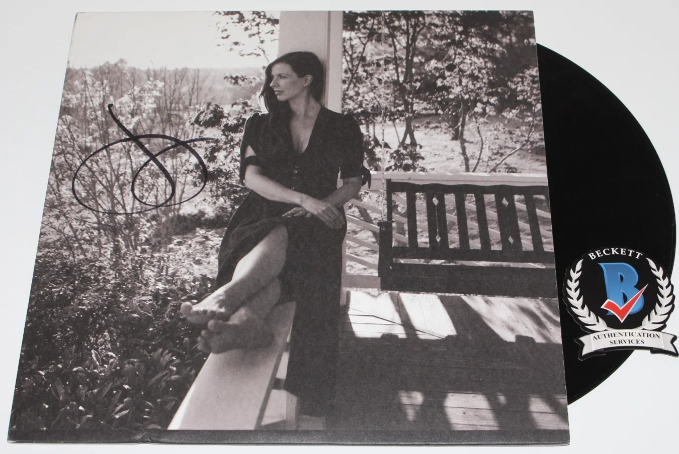 JOY WILLIAMS SIGNED 'FRONT PORCH' VINYL RECORD ALBUM LP CIVIL WARS BECKETT COA, image 2