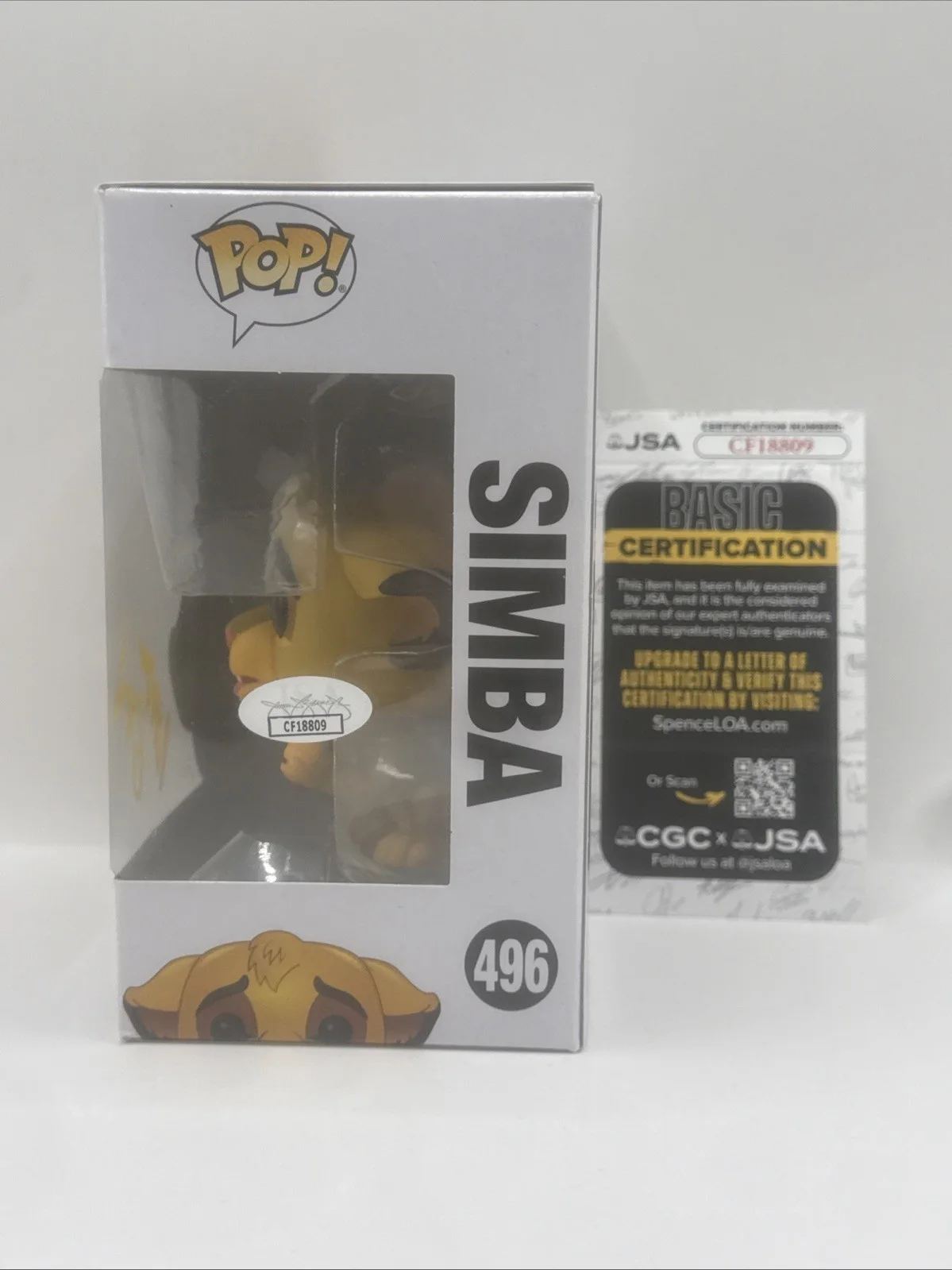 Matthew Broderick — Matthew Broderick Signed Simba Funko The Lion King Disney Autograph JSA COA AUTH, изображение 2