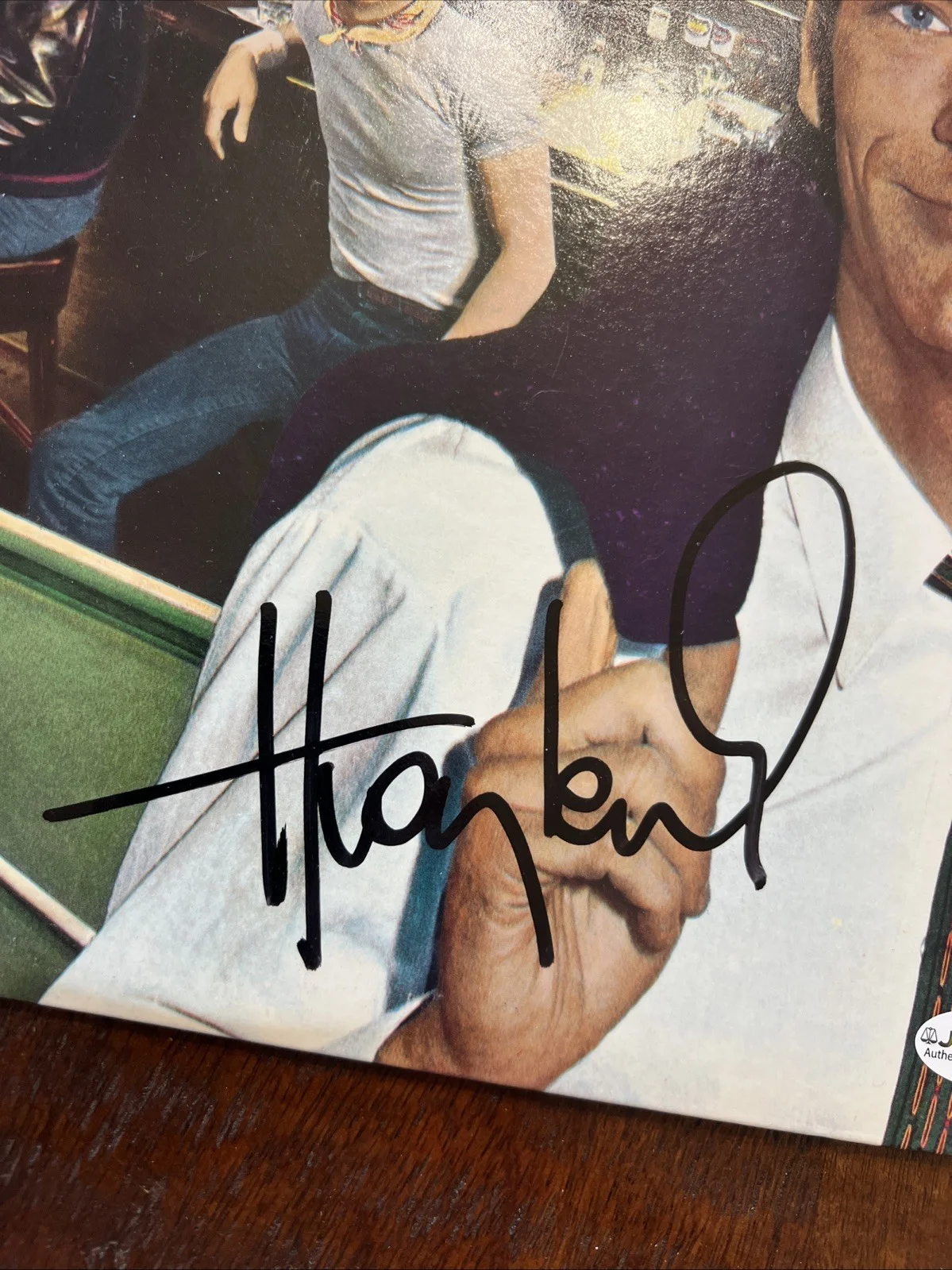 Huey Lewis Signed Sports Vinyl Record Album JSA Coa Autographed, изображение 2