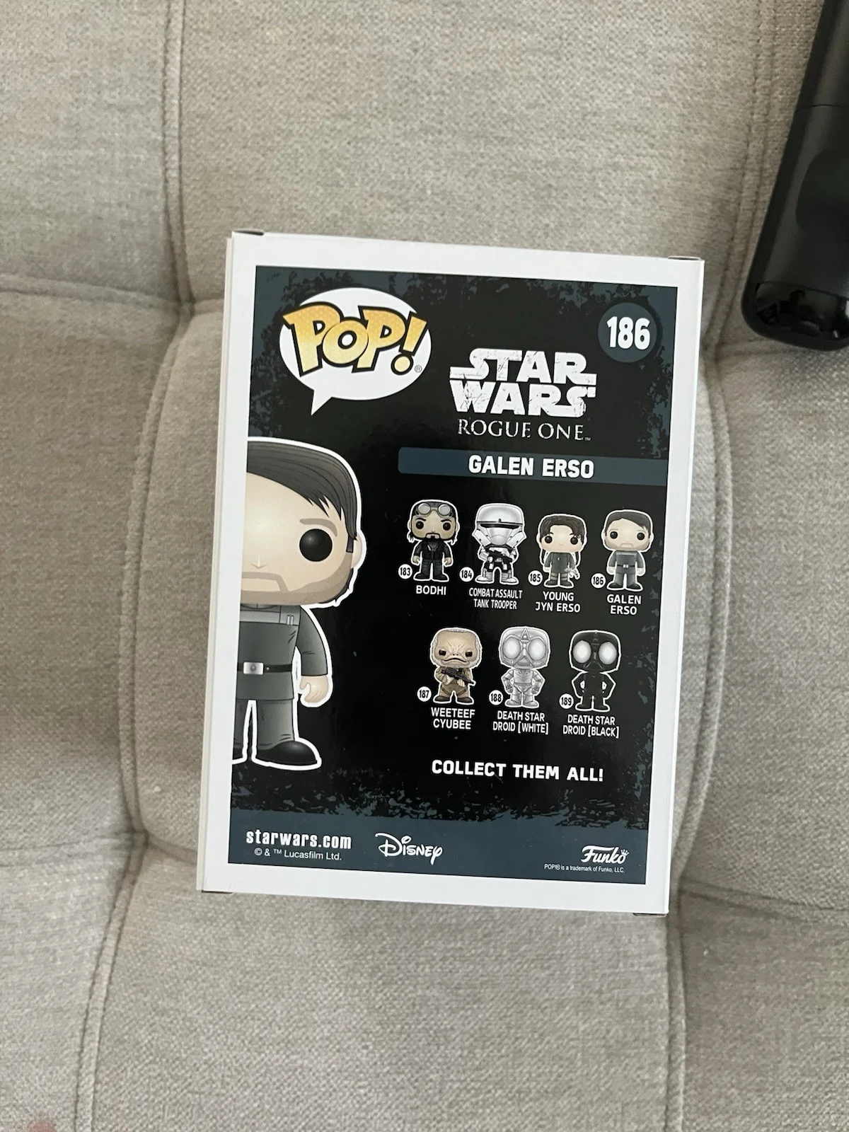 Mads Mikkelsen — Mads Mikkelsen Signed Star Wars Funko #186 Galen Erso Beckett, изображение 3