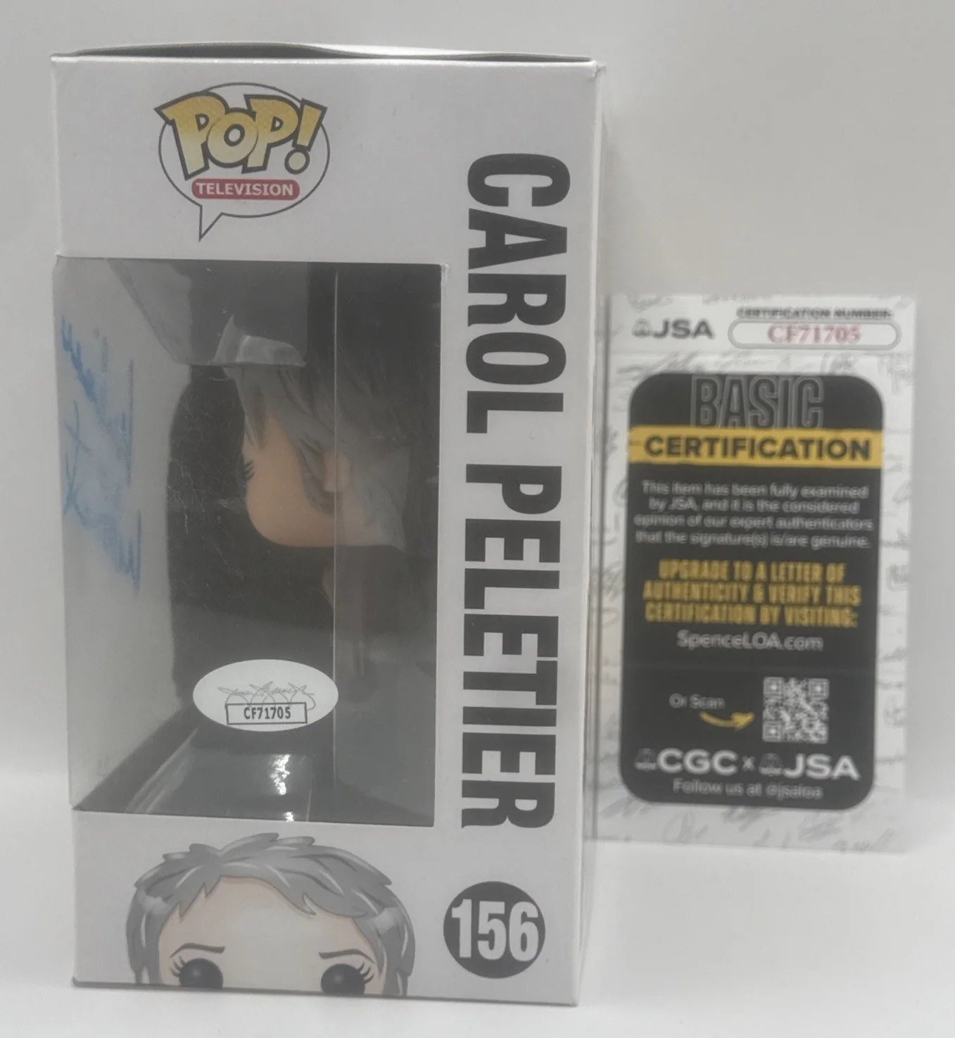 MELISSA MCBRIDE Signed Carol Funko Pop #156 JSA COA Autograph The Walking Dead, изображение 2
