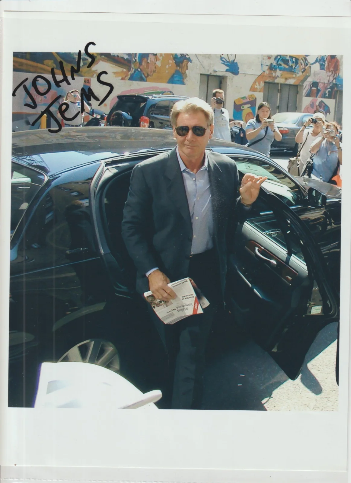 HARRISON FORD — HARRISON FORD Hand Signed ENTERTAINMENT WEEKLY COVER -IN PERSON, IN FRONT OF ME, изображение 2