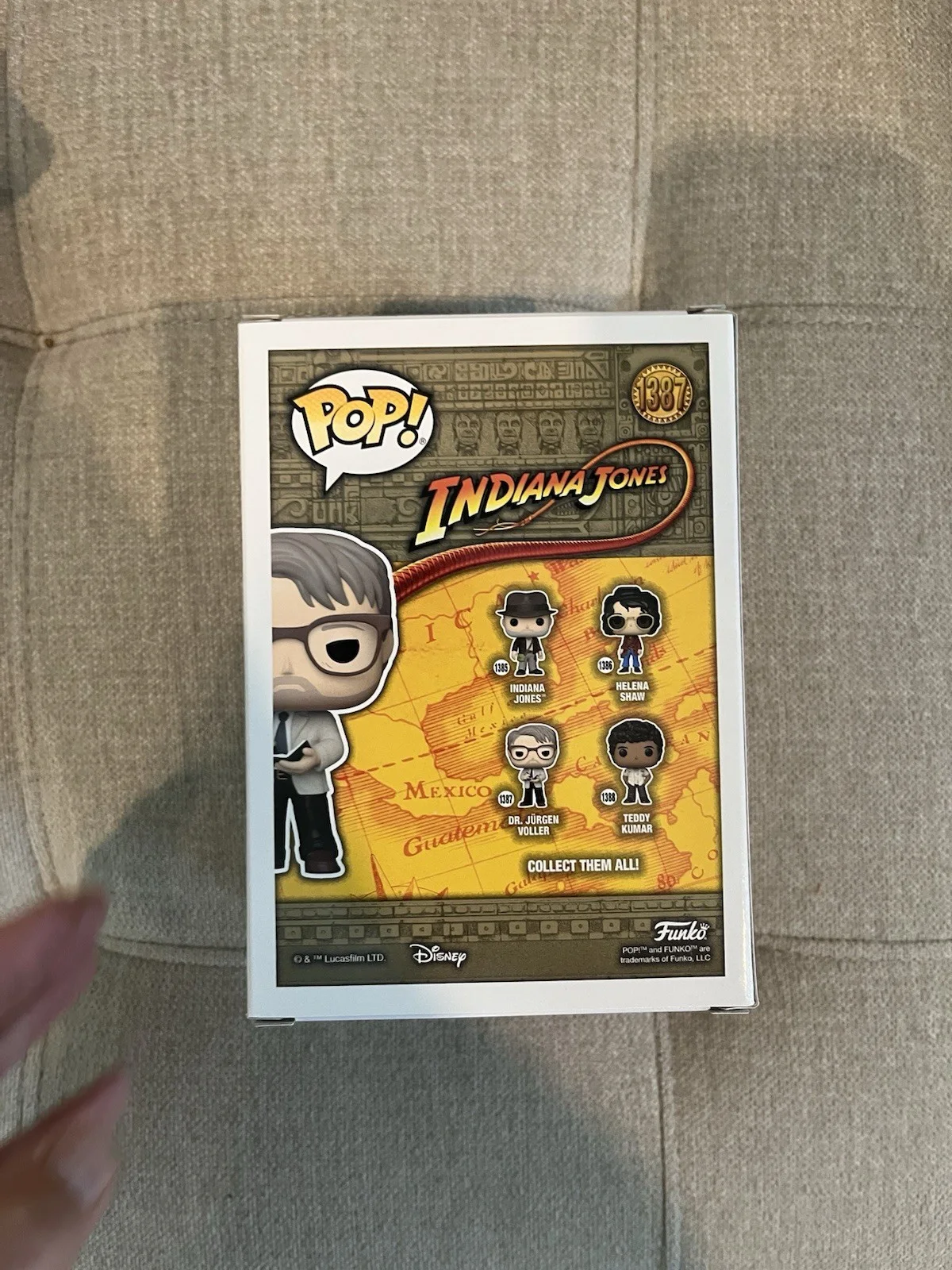 Mads Mikkelsen Signed Funko #1387 "Dr. Jurgen Voller" (Indiana Jones) - COA, изображение 3