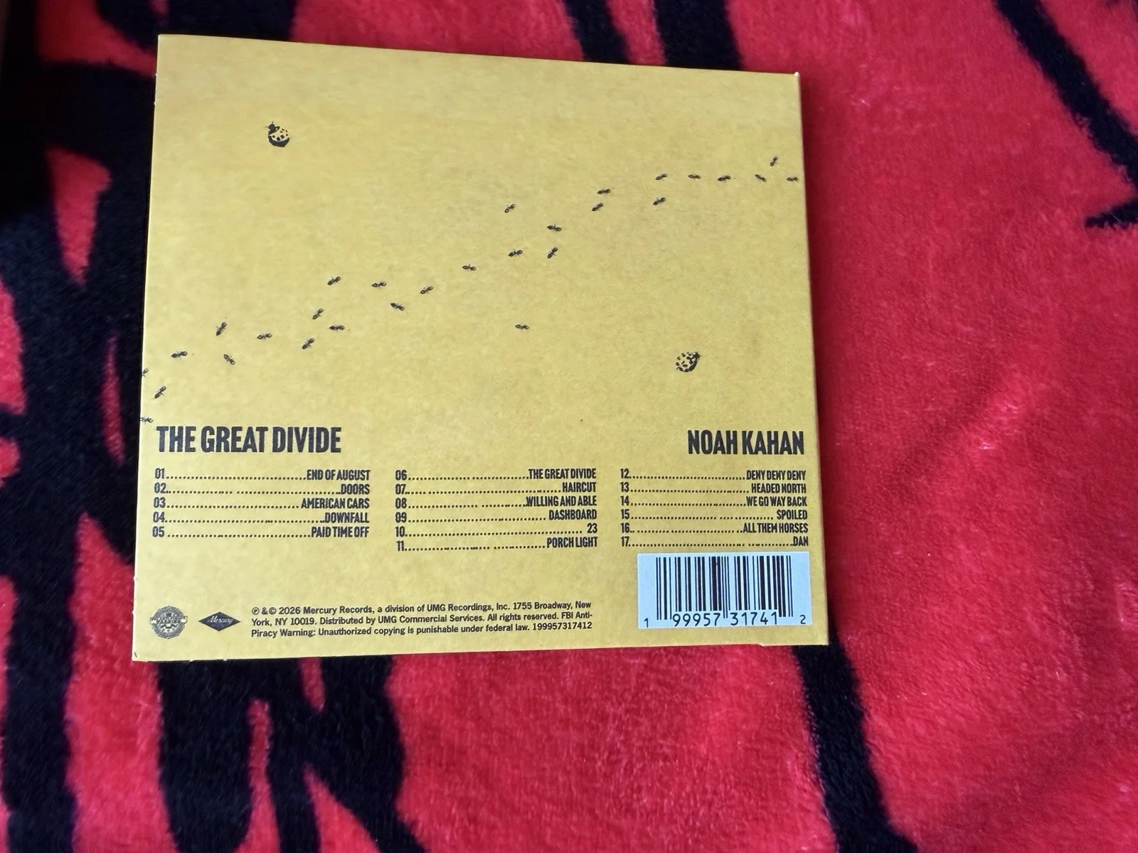 Noah Kahan - The Great Divide Signed CD - Autographed - IN HAND, image 4