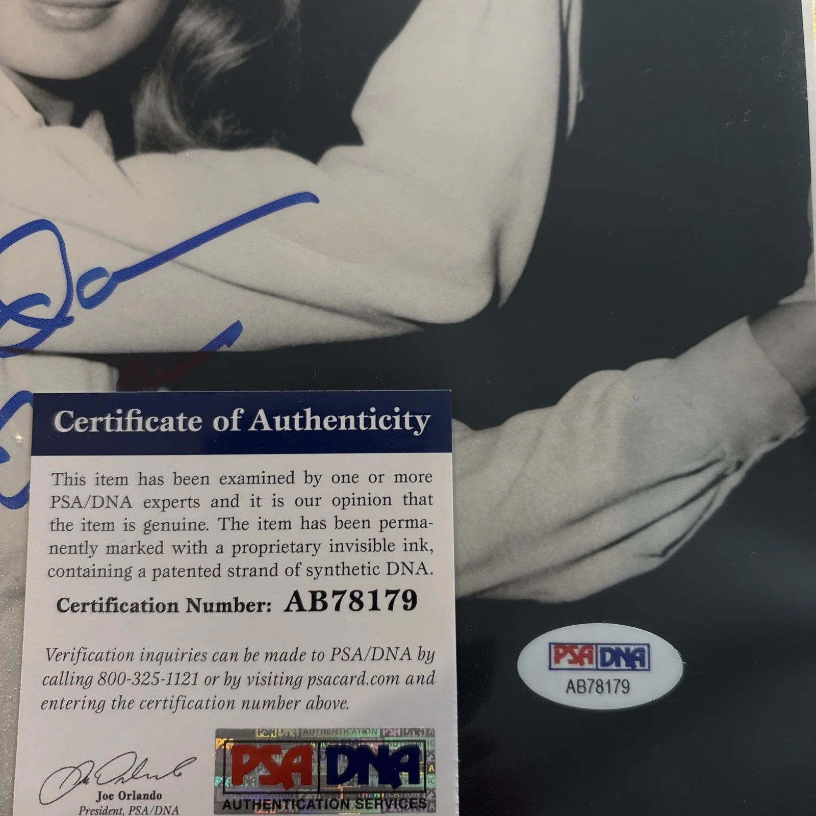 Linda Evans — Linda Evans Signed Autographed Photo With COA The Big Valley PSA Certified, image 3