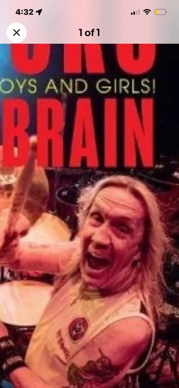 Iron Maiden Wristband Hello Girls & Boys Hardback Preoder Nicko Mcbrain Signed F, image 3