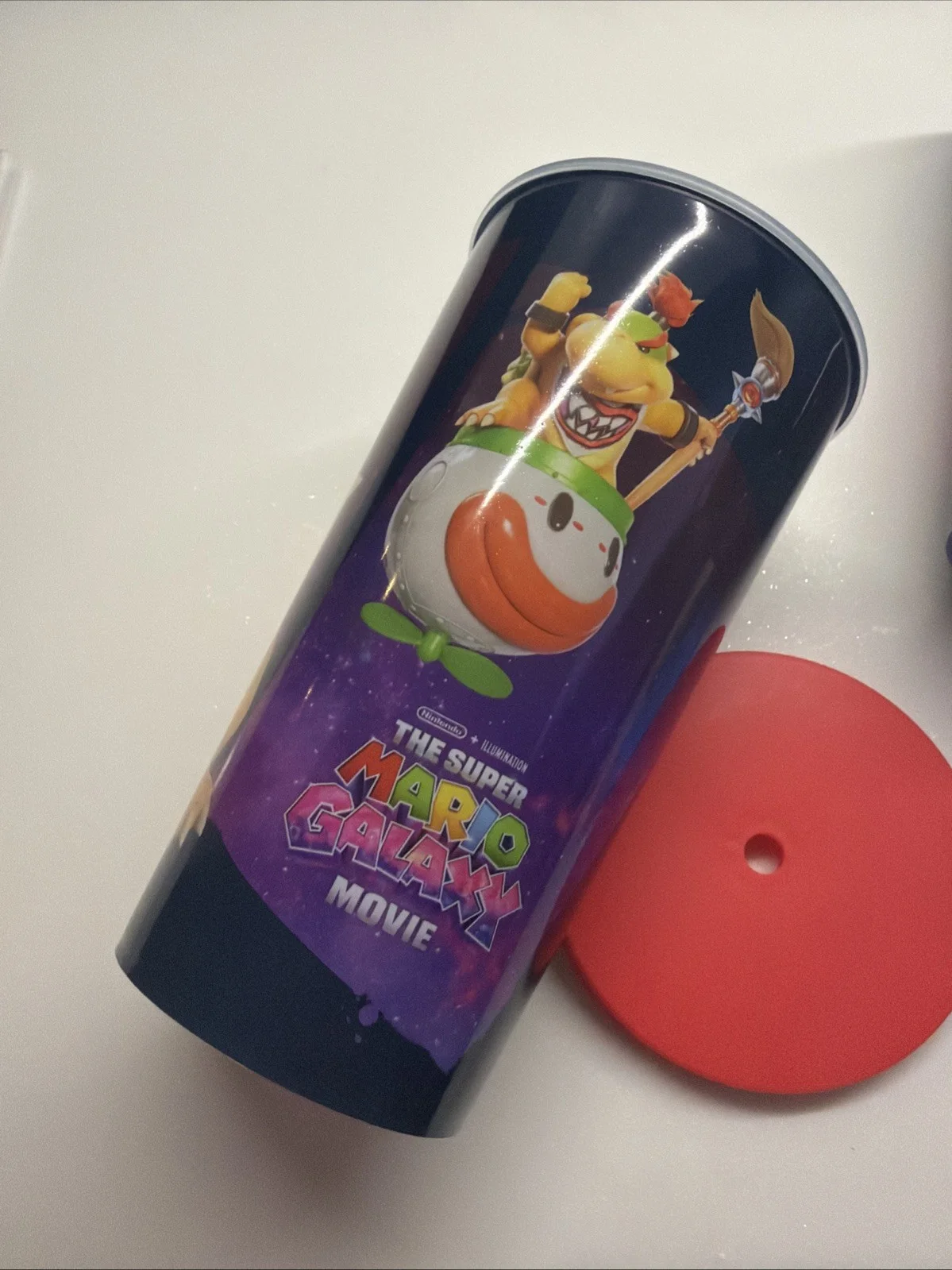 3x Super Mario Galaxy Movie Cups 500ml VUE Cinema NEW All 3 Designs Nintendo, image 5