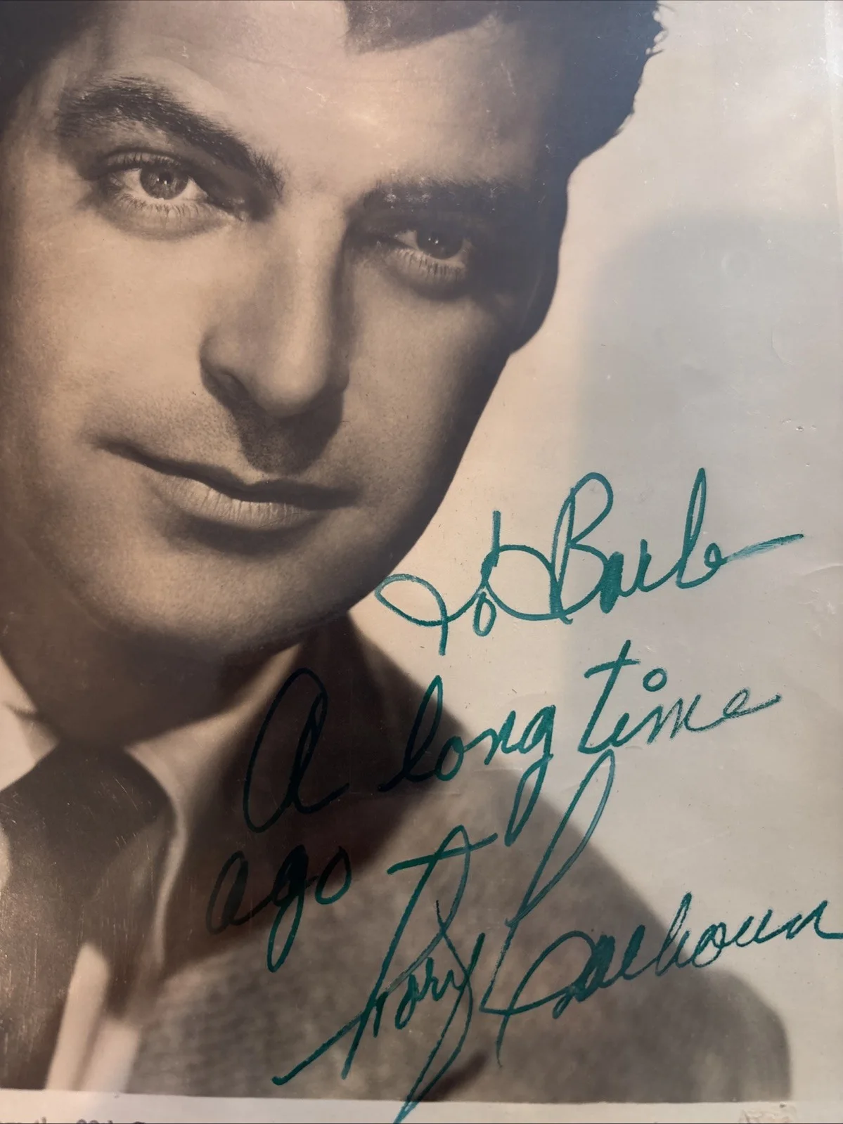 Rory Calhoun signed 8” X 10” photo actor 1950s and 1960s, image 2