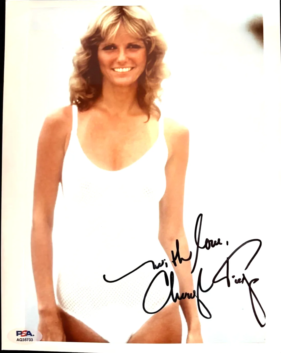 Cheryl Tiegs — CHERYL TIEGS SIGNED AUTOGRAPHED 8X10 PHOTO MODEL SPORTS ILLUSTRATED PSA COA