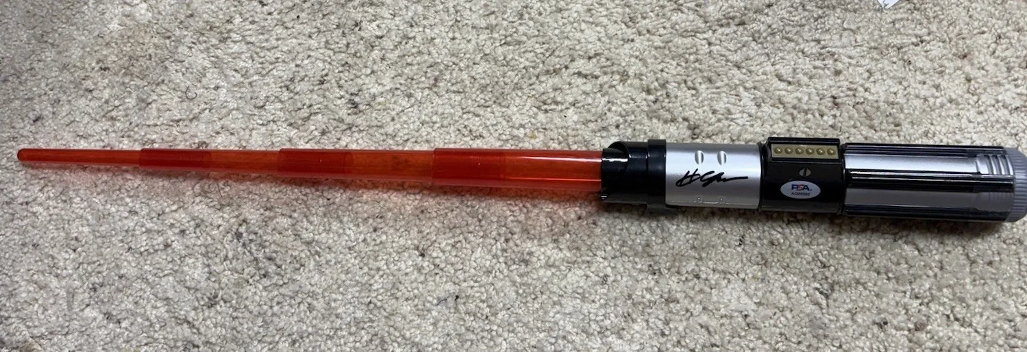 Hayden Christensen Signed Autograph Auto Lightsaber Star Wars PSA/DNA, image 2