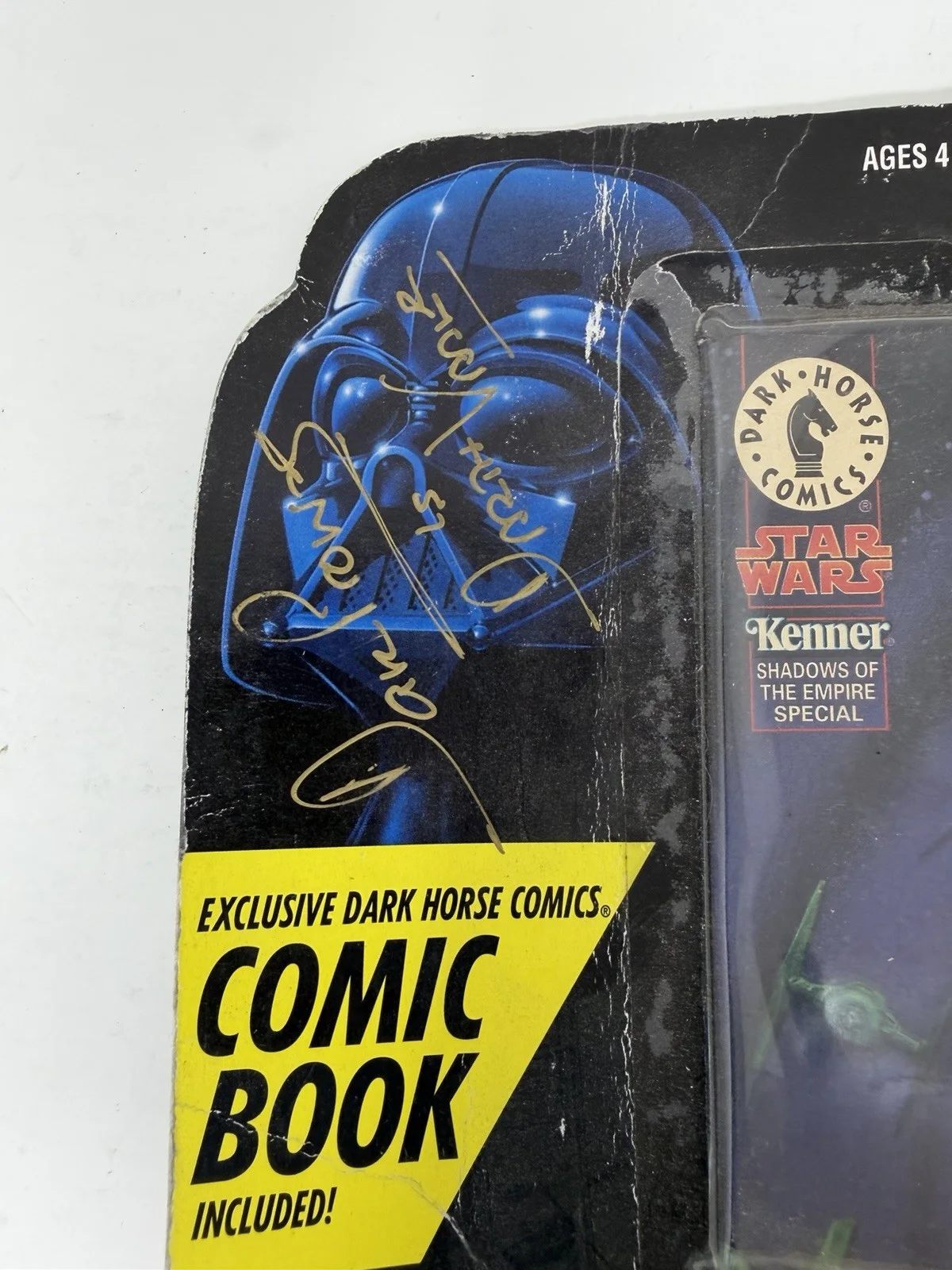 David Prowse Signed Autographed Prince Xizor Vs. Darth Vader Action Figure, image 2