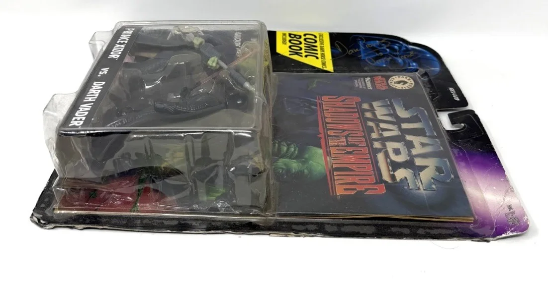 David Prowse Signed Autographed Prince Xizor Vs. Darth Vader Action Figure, image 5