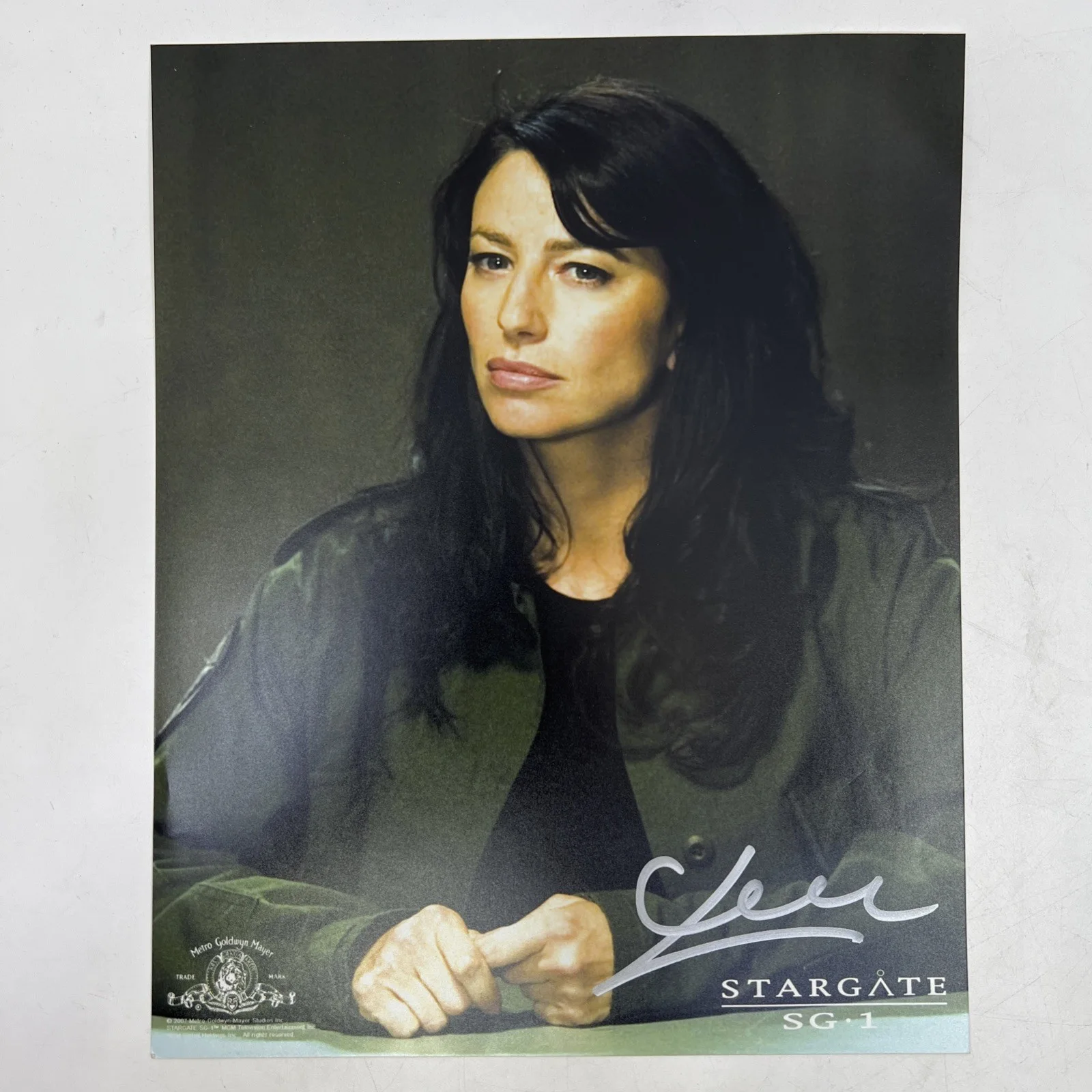 CLAUDIA BLACK as Vala Mal Doran Stargate SG-1 Signed 8 x 10 Photo With COA UACC, изображение 2