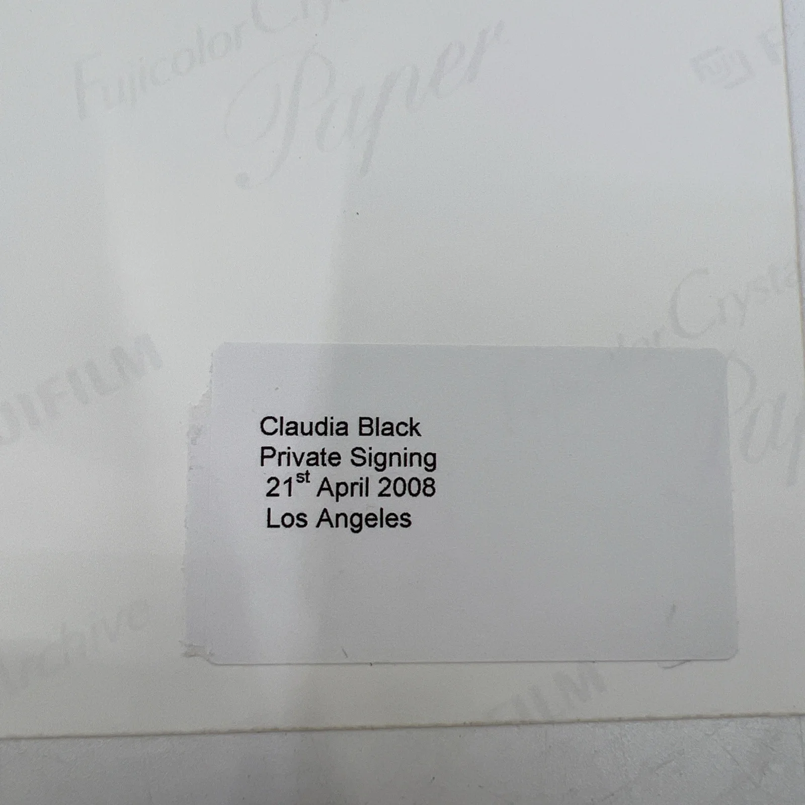 CLAUDIA BLACK as Vala Mal Doran Stargate SG-1 Signed 8 x 10 Photo With COA UACC, изображение 5