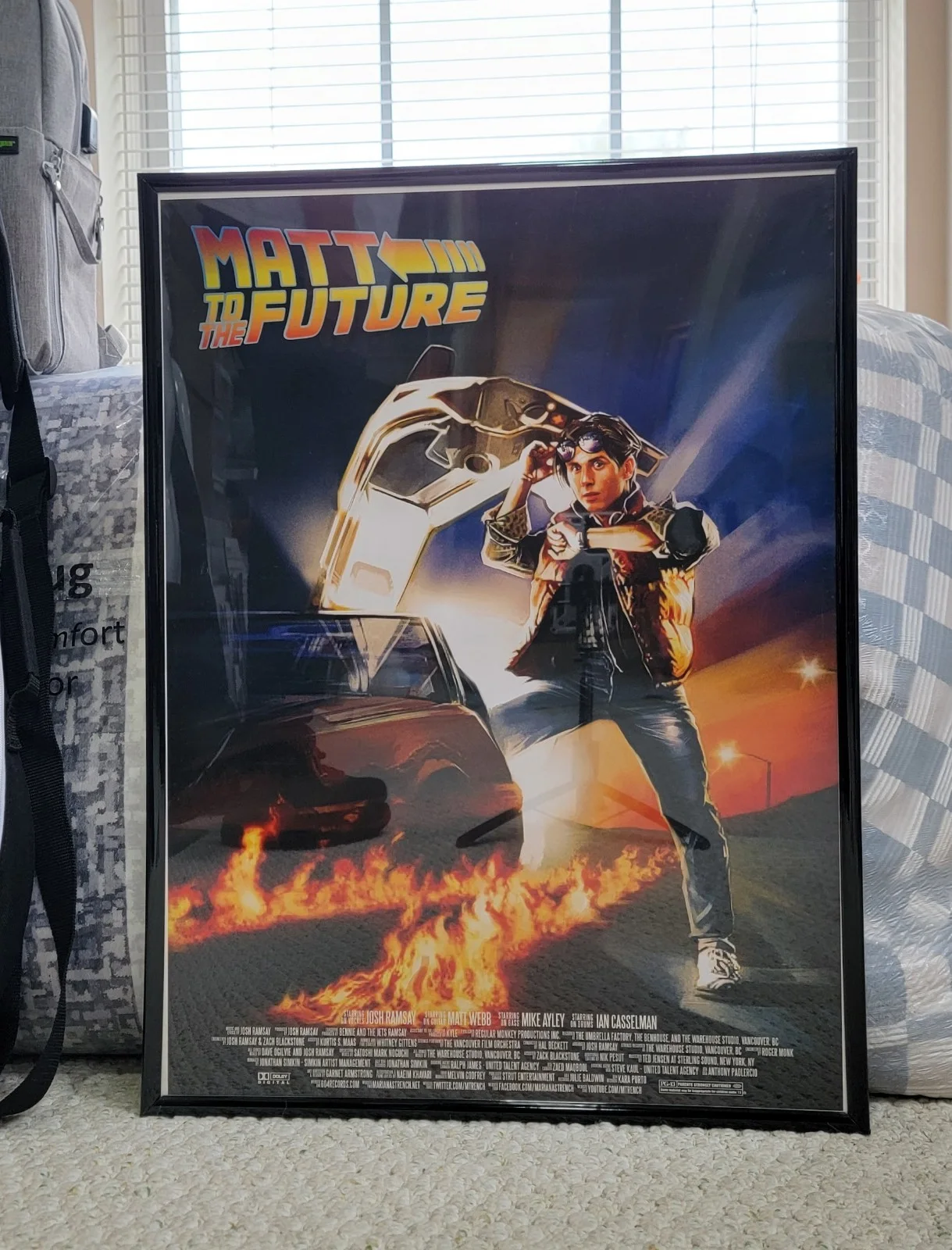 MARIANAS TRENCH Rare Parody 80s Films Movie Framed Poster Set Of 4, изображение 5