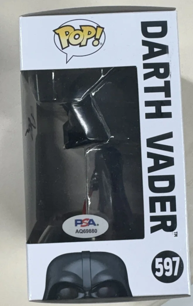 Hayden Christensen Signed Autograph Auto Darth Vader Star Wars Funko Pop PSA/DNA, image 2
