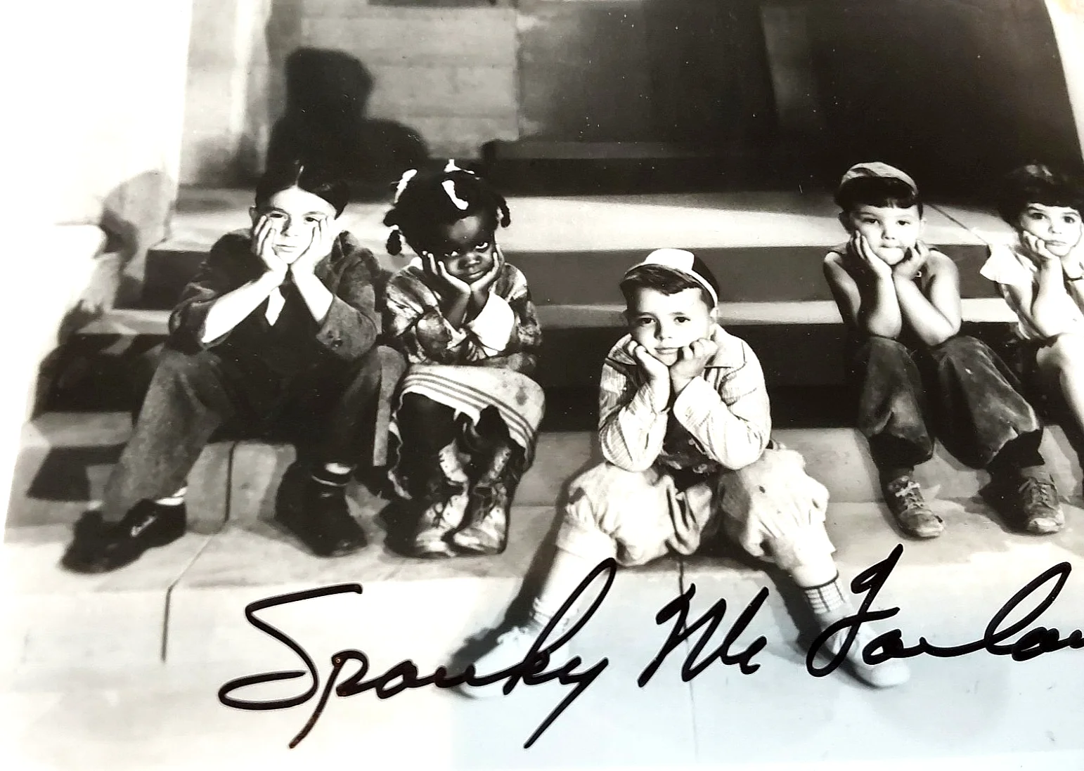 Spanky McFarland — Spanky McFarland Little Rascals Child Star Autographed Photo 7x5" Black & White, изображение 4