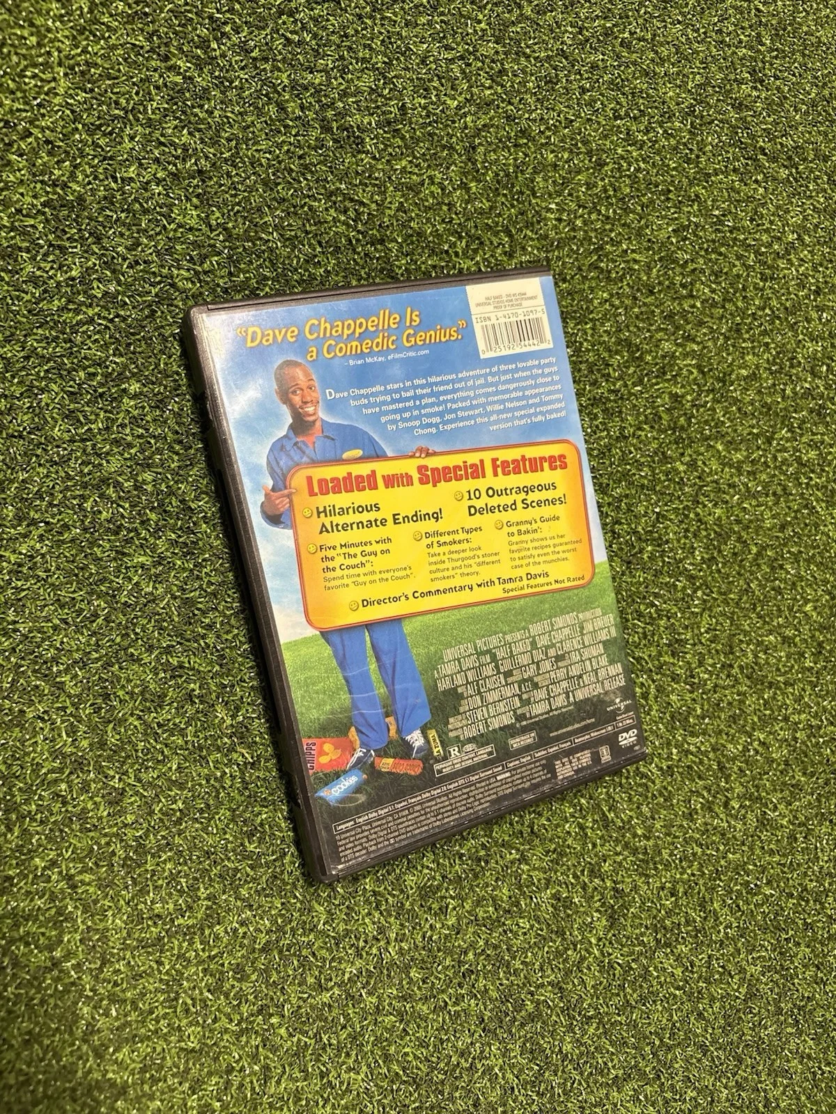 Dave Chappelle Half Baked Fully Baked Edition Signed Original DVD Cover, image 2