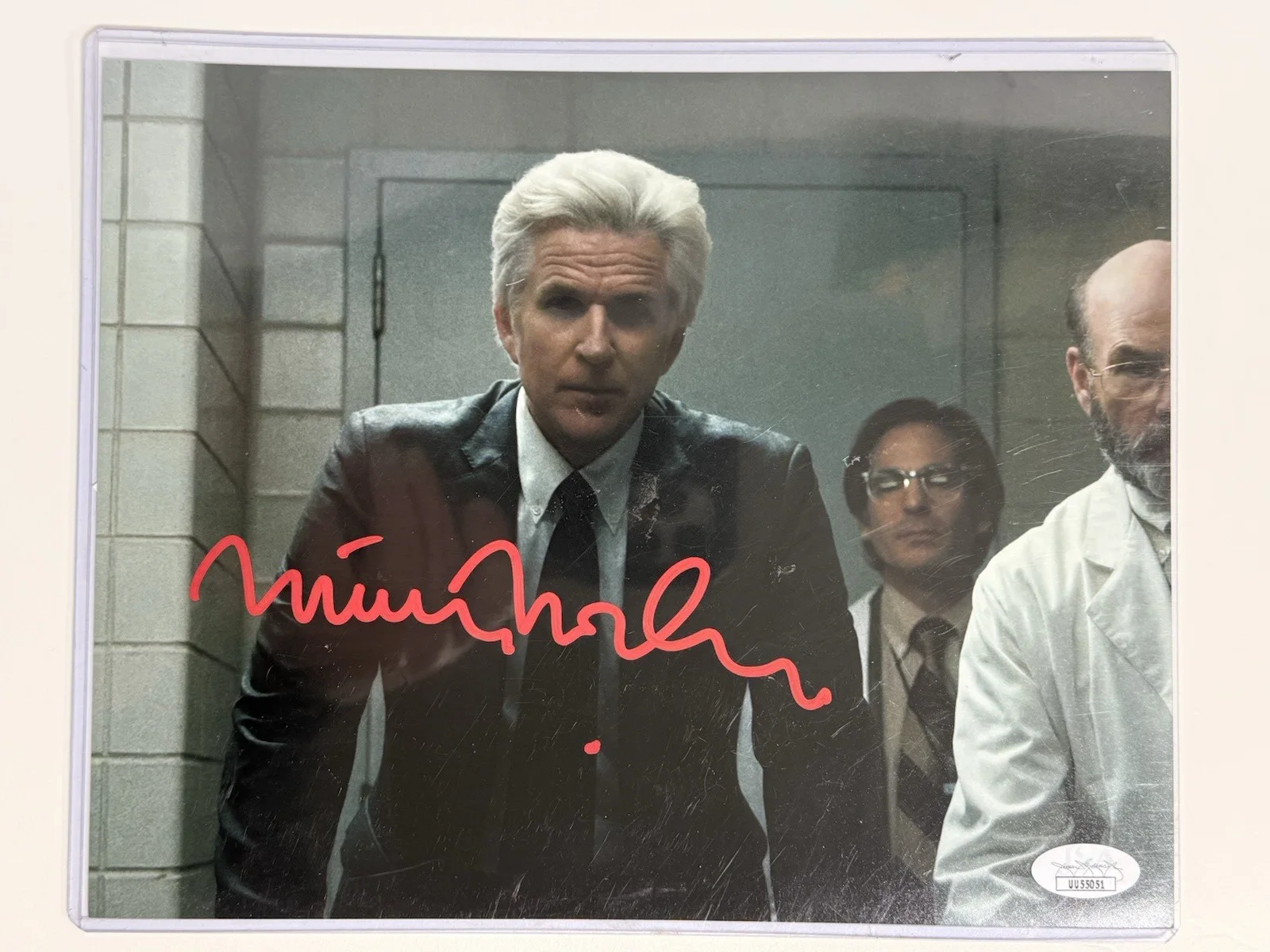 Matthew Modine Stranger Things Signed 8x10 Photo Autograph Papa - W/COA, image 2