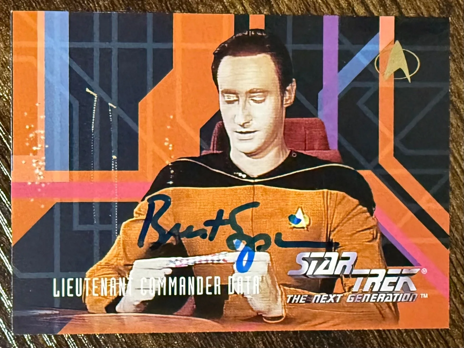Brent Spiner — Brent Spiner signed sports card Data Star Trek TNG Next Generation