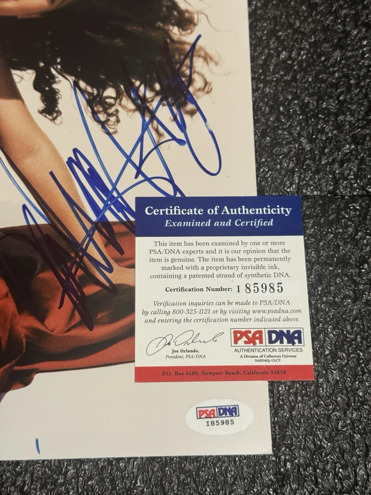 A Star — SALMA HAYEK 8X10 Photo RARE Signed DESPERADO GROWN UPS ETERNALS PSA JSA BAS ACOA, изображение 3