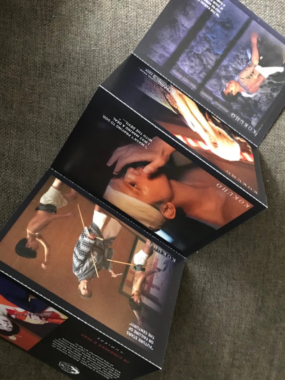 New KOKUHO (2025/2026 Japanese drama movie) promo postcard set, Lee Sang-il, изображение 2