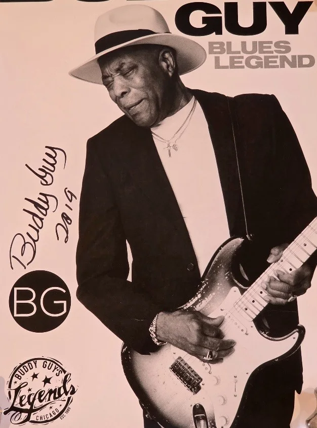 Buddy Guy signed autographed Blues Legend poster with official 700 S Wabash seal, изображение 2