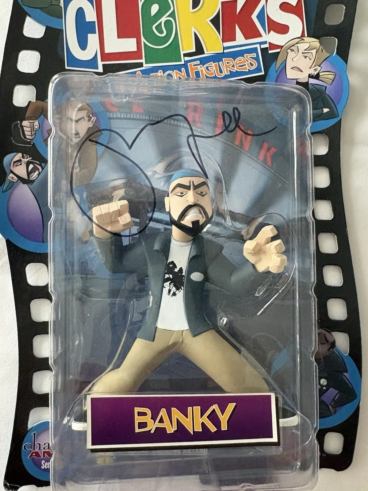 Jason Lee Signed Chasing Amy Banky Clerks Inaction Figures -Autographed, изображение 2