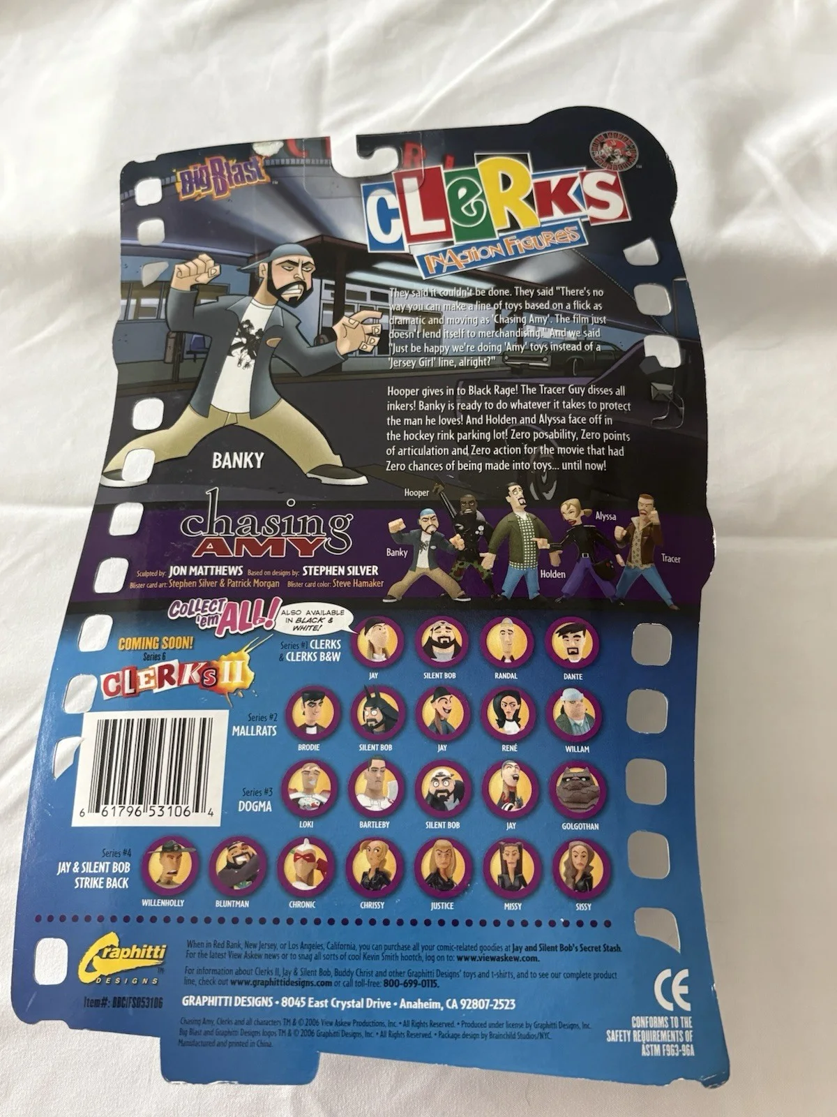 Jason Lee Signed Chasing Amy Banky Clerks Inaction Figures -Autographed, изображение 5
