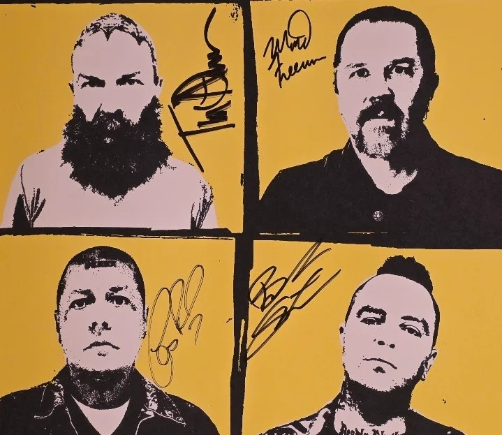 Rancid Tomorrow Never Comes band signed autographed poster, image 3