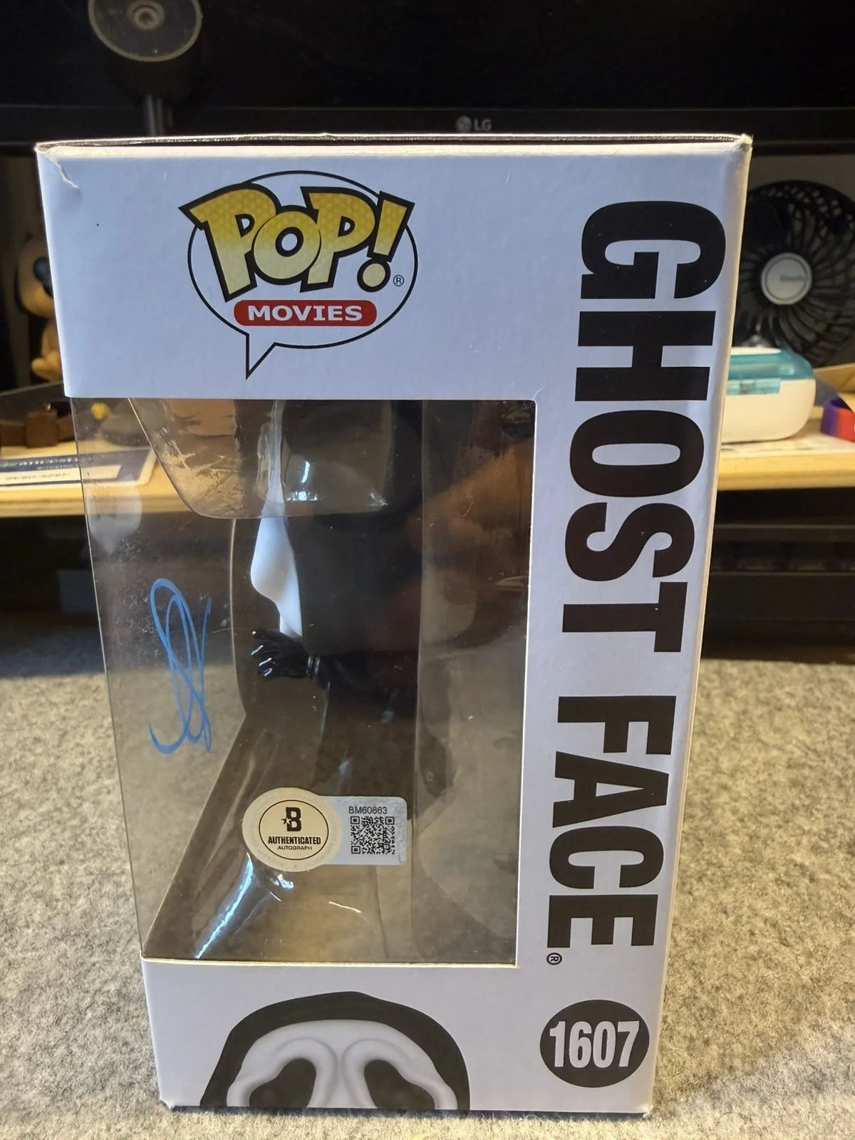 Jack Quaid Signed Scream Funko Pop !!! Beckett COA Paint Pen, изображение 2