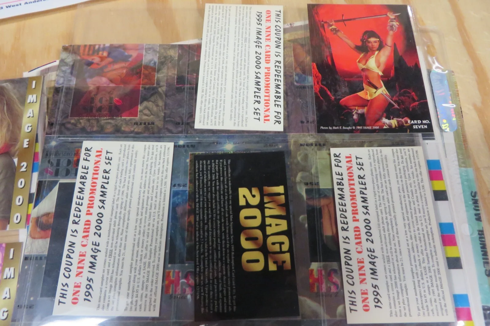 IMAGE 2000 LIMITED EDITION DELUXE MINI-SIGNATURE SERIES Folder #'ed to 1200 1995, изображение 5